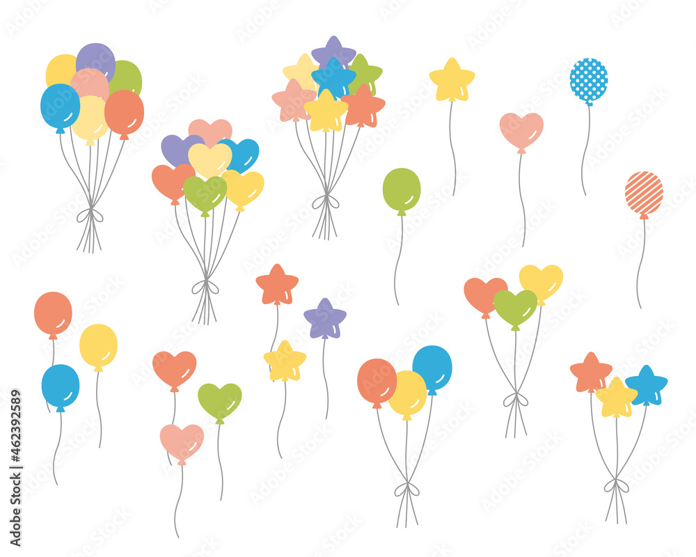 結婚式 風船 バルーン チュールバルーン お祝いのイラスト素材74864802- PIXTA