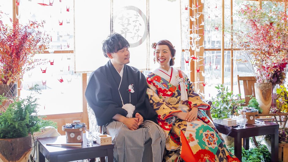 洗練の和モダンコーディネート日本の結婚式