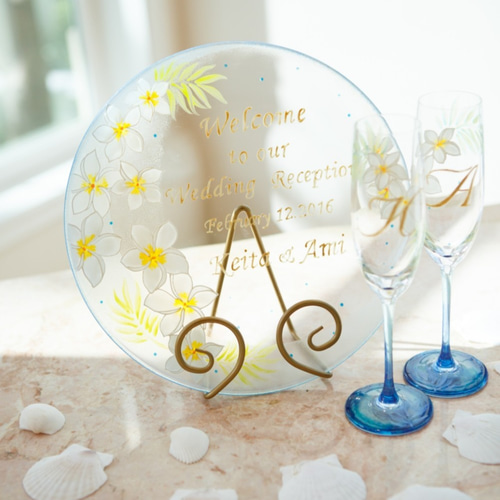 結婚式でゲストに贈るサプライズメッセージプレートの文例集marry マリー