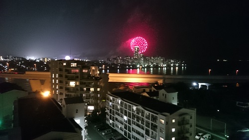 2019年度開催なし 海の中道芸術花火音楽とシンクロする豪華な1万発の花火 福岡たびらい