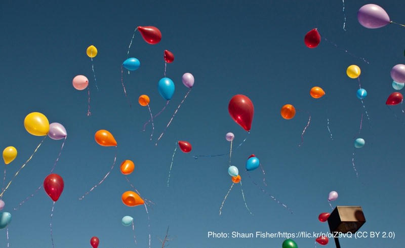 風船飛ばし」にハマってます！！🎈仙台市太白区・名取市・岩沼市でお子さまの発達障害や問題行動でお悩みならスパークへ
