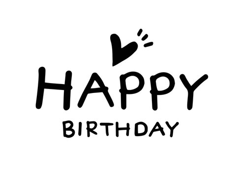 装飾品のイラストNo.157『Happy Birthday』 無料のフリー素材集