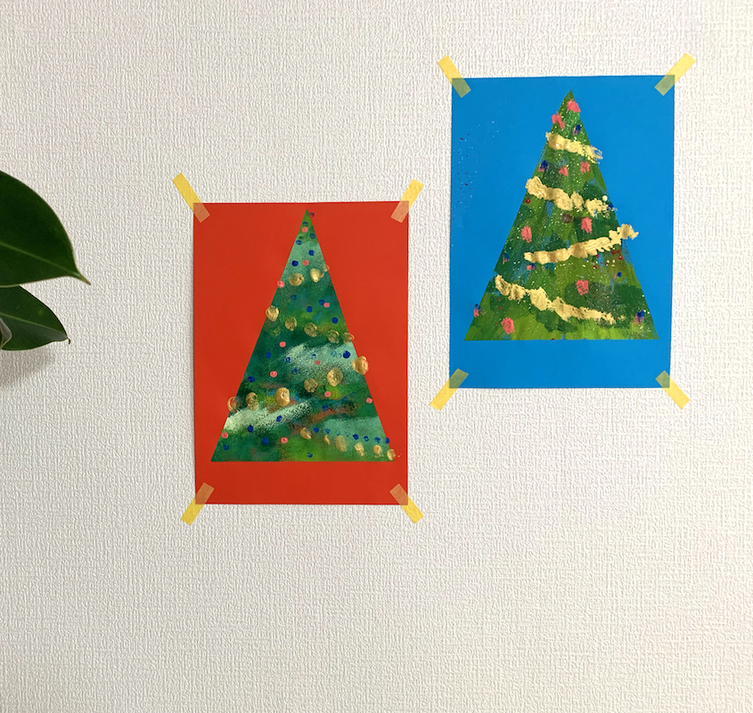 ベクター ちぎり絵風クリスマスツリーのイラストのイラスト素材69079418- PIXTA