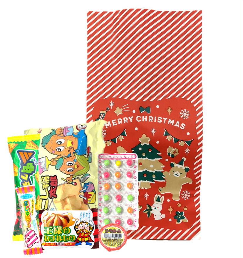 クリスマス 袋 お菓子袋 ギフトバッグ 10*10+3CM 80枚入 小分け ラッピング 小さい おかしギフト袋 OPP袋 包装袋 ミニ粘着テープ付き : M.A-shop - 通販 - Yahoo!ショッピング