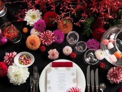 洗練の和モダンコーディネート日本の結婚式