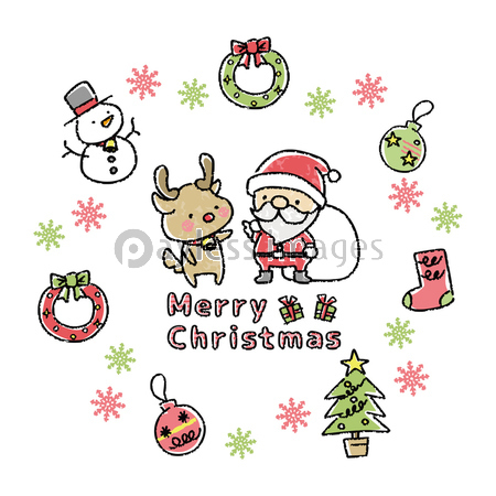手書き風クリスマスツリー おしゃれなクリスマスイラスト無料 フリー86865素材Good
