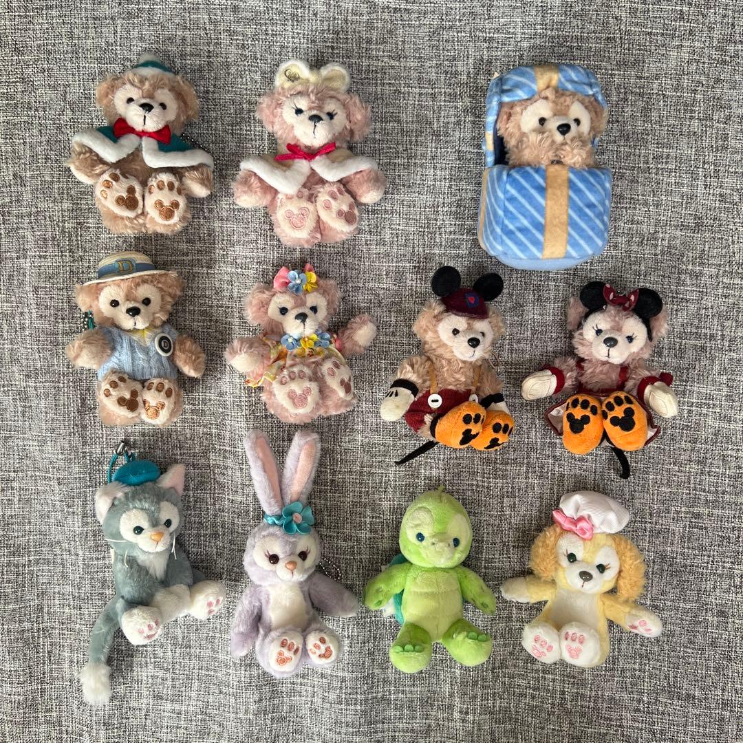 ディズニーリルリンリンぬいぐるみチャームキーホルダークリスマス3点フリマアプリ ラクマ