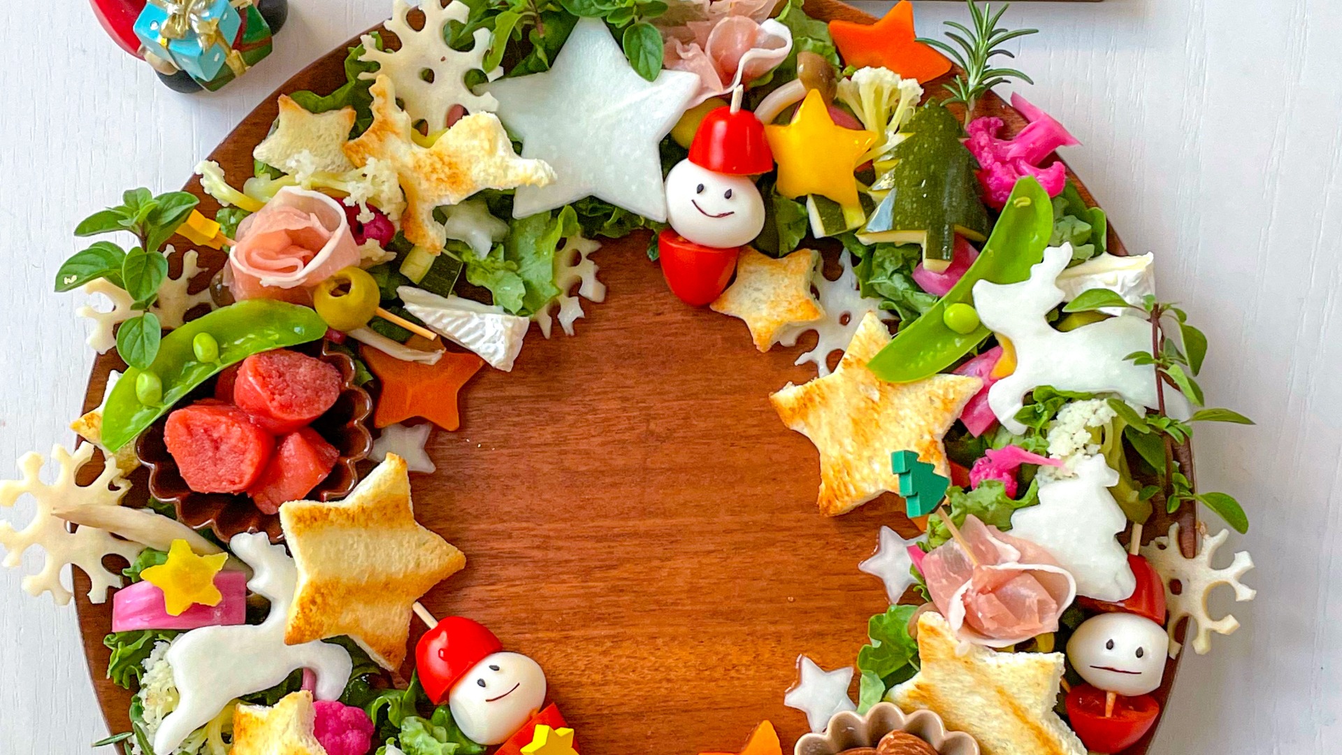 ディルとクリームチーズのクリスマスディップ