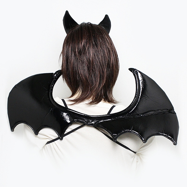 悪魔の羽 大2枚セット コウモリ 悪魔 小悪魔 羽 ハロウイン ドール レジン・樹脂 abc500en 通販14607154Creema クリーマ