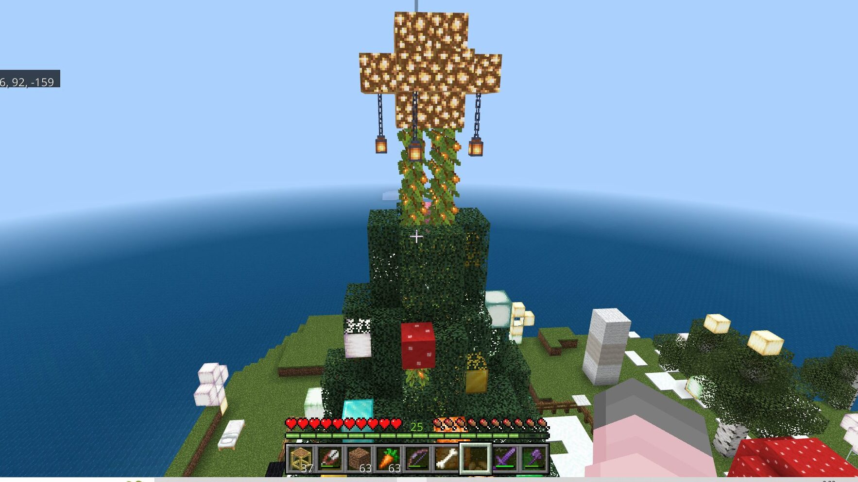 共同クリスマス建築 2: みゅーずのマイクラ