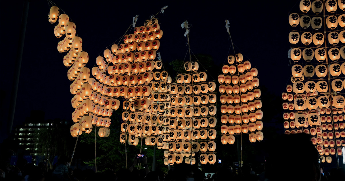 螢の華“ＬＥＤろうそくあかり”が武豊町の長尾の山車祭りに採用されました