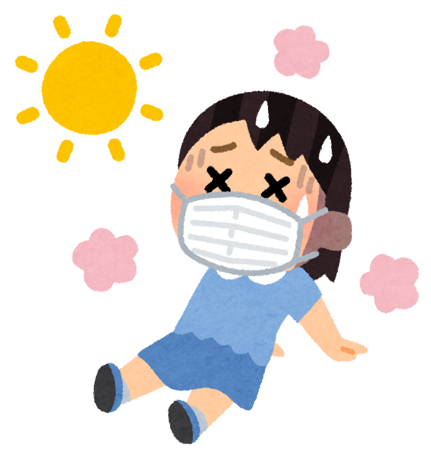 文字のイラスト2 残暑お見舞い申し上げます縦横・3カラー- イラストくん