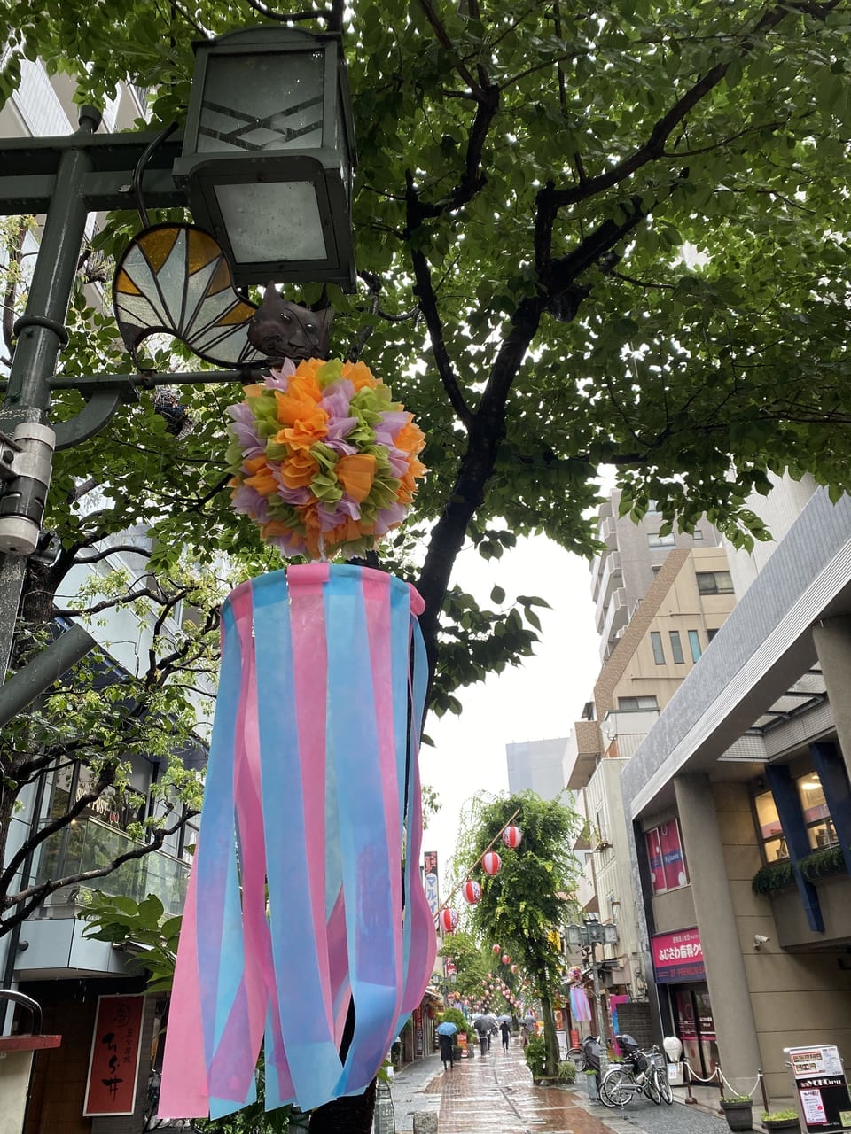 川口市 ふじの市商店街で開催されている「川口七夕まつり」の7月4日お昼頃の様子。川口マガジン