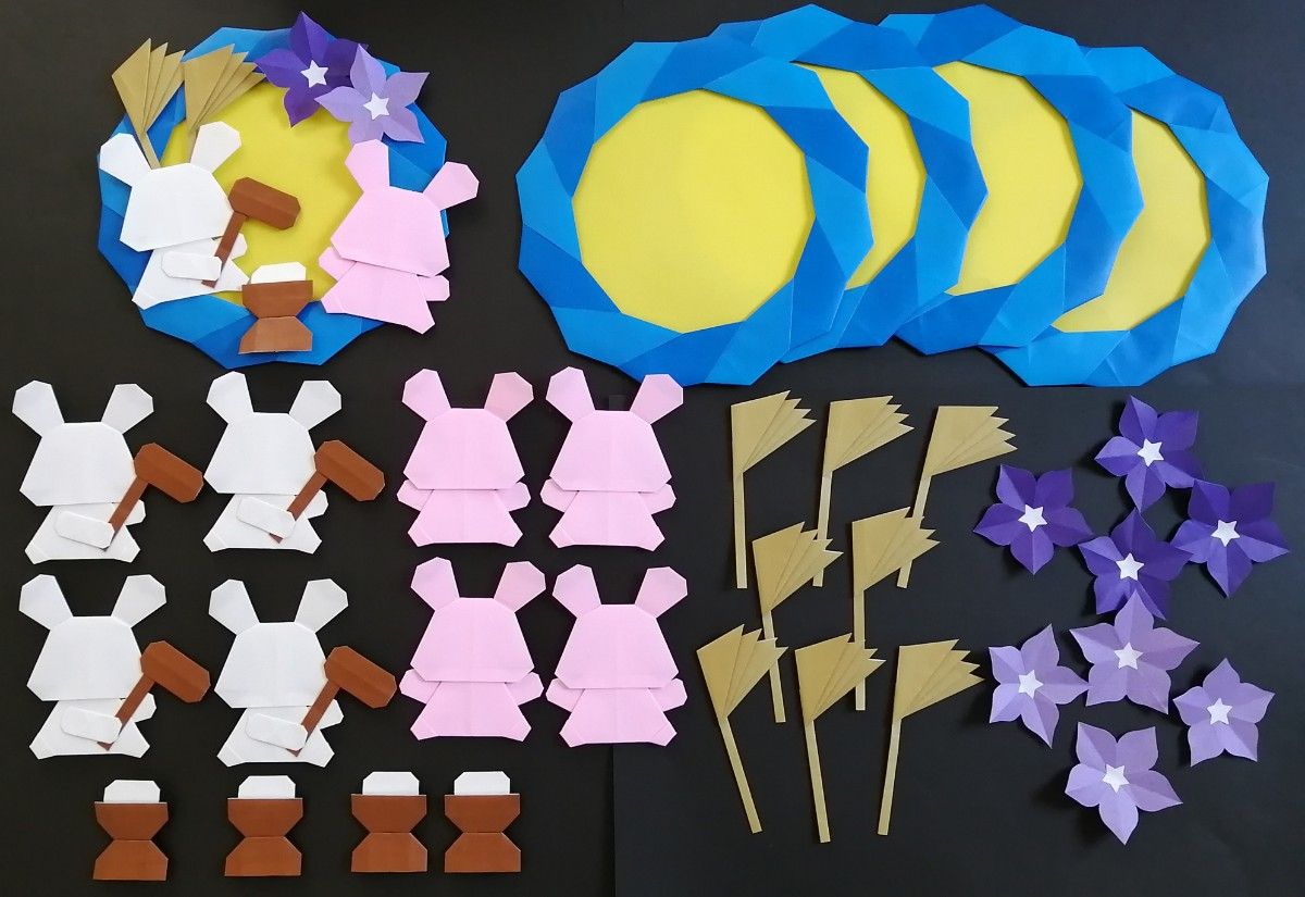 動画付き お月見製作で作ろう！満月とうさぎのお月見飾りチルコレ