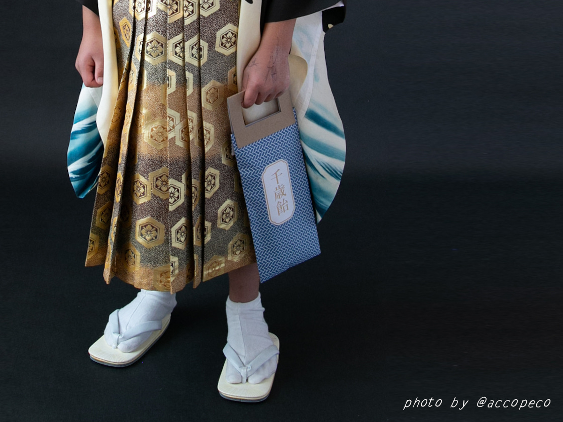 七五三•世界唯一千歳飴袋を作りましょう👘百均で手作り千歳飴袋超簡単👍👘子供にいい思い出👘