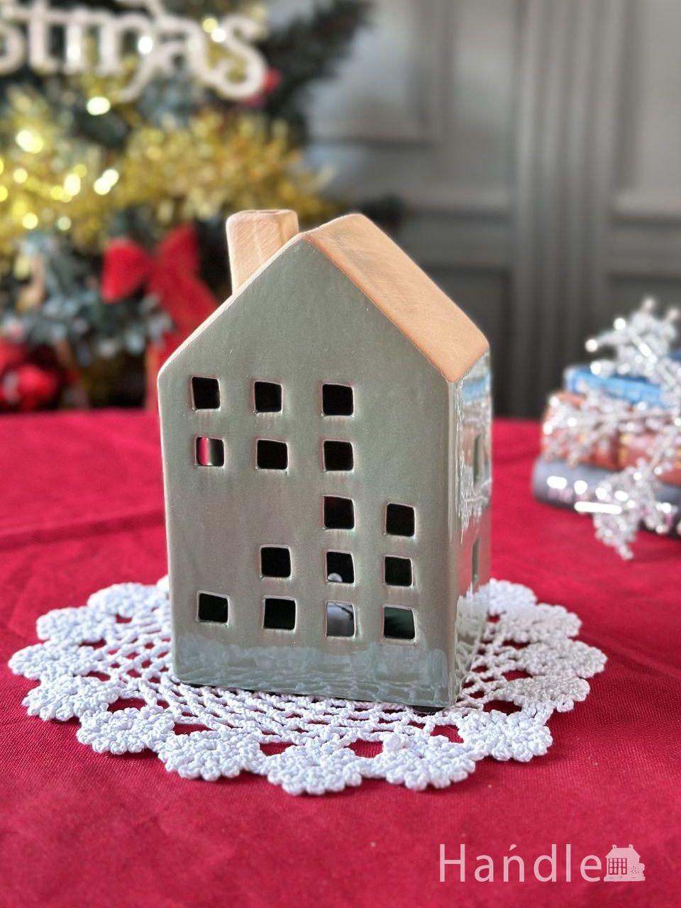 ミニチュア クラフトバンドのクリスマスオブジェ ライト ON OFF付き その他置物 Rinzu Basket 通販15112143Creema クリーマ