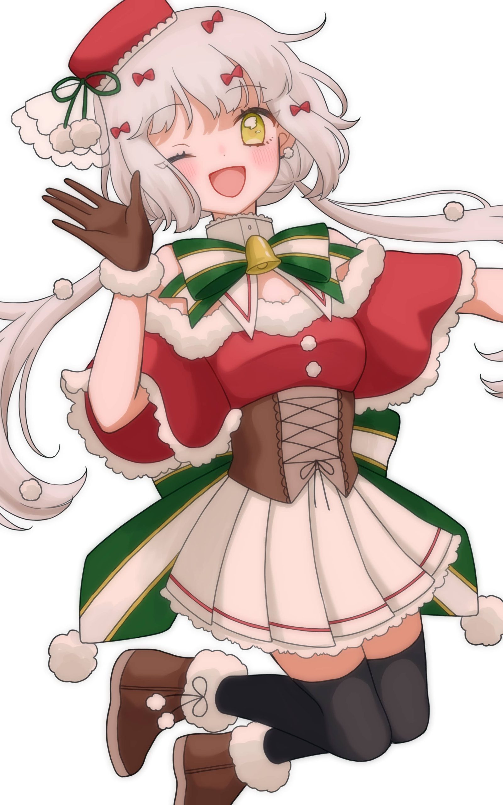 サンタコスの女の子_クリスマス_コスプレイラスト - No: 23185541無料イラスト・フリー素材なら「イラストAC」