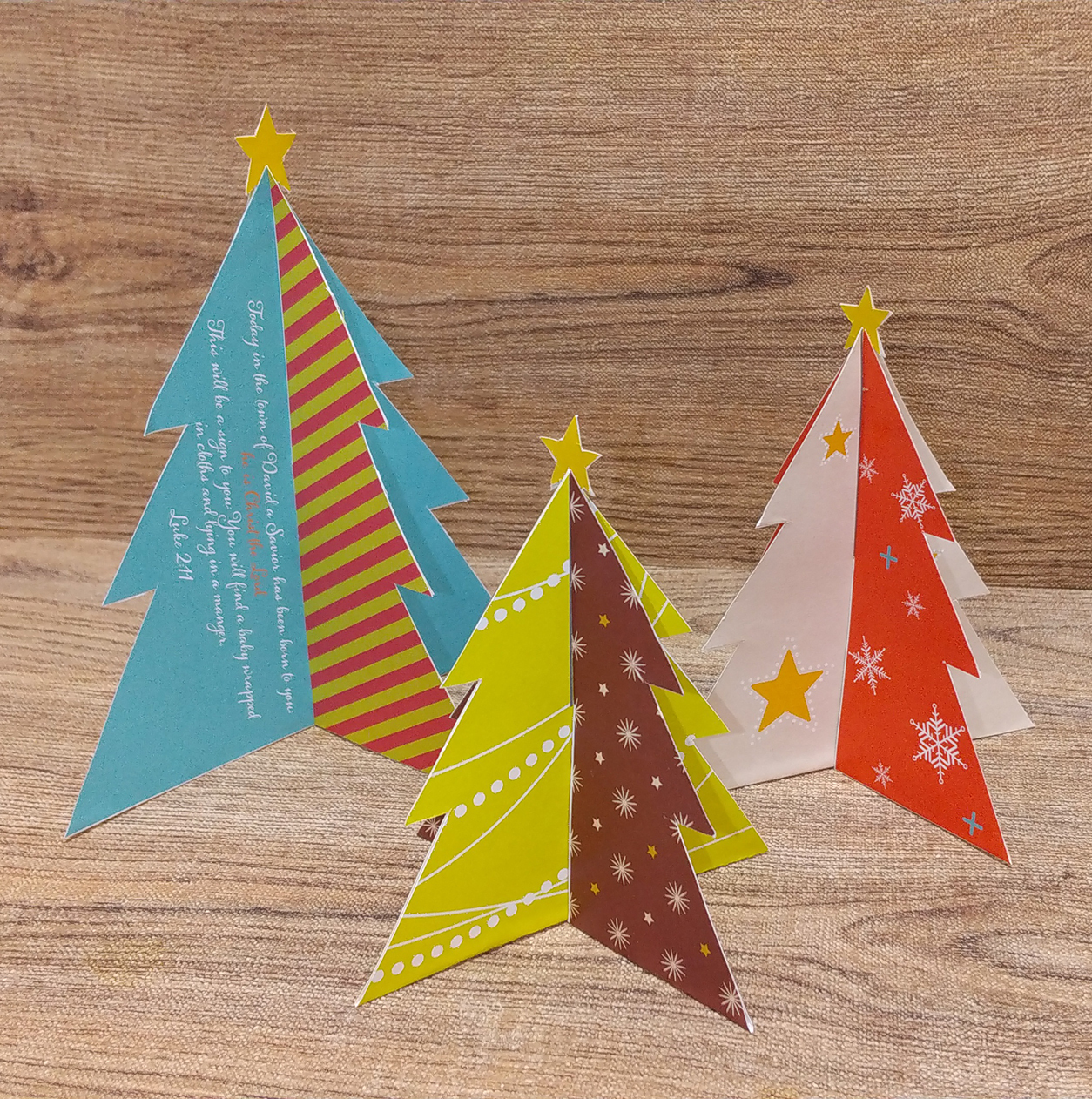 ペーパークラフト クリスマスツリー展開図 - soy@sourceの工作場 - BOOTH