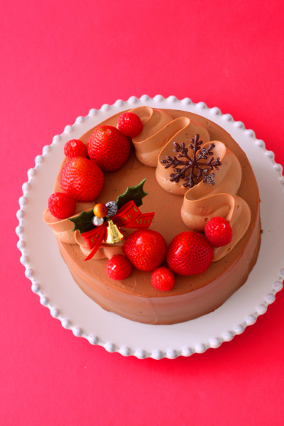 ホワイトクリスマスケーキ