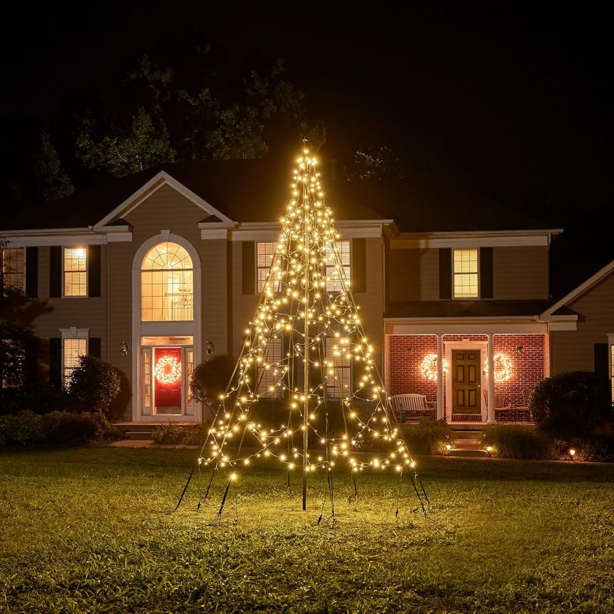 大型屋外クリスマスツリーデコレーション - 4m, 5m, 6m, 7m, 8m, 9m, 10m, 12m, 15m, 16m