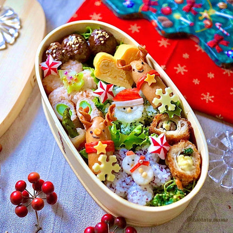 クリスマス＆雪だるま弁当１０日分のまとめ♪の画像