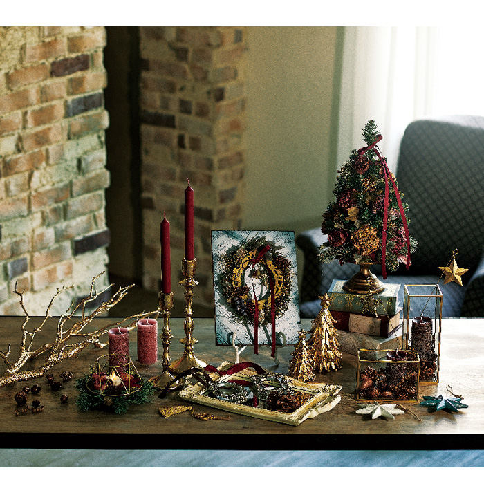 リースより簡単 100均アイテムと針葉樹で作るクリスマスツリーDIY