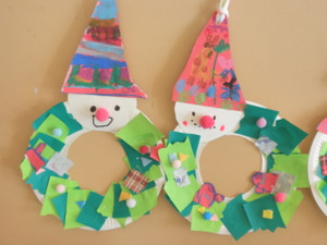 毛糸玉リース ハンドメイドリース ハンドメイド クリスマスリース 雪だるまの通販 by いちごラクマ