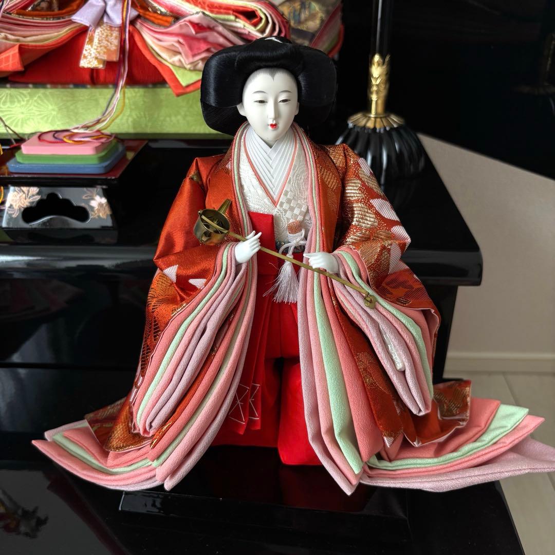 雛人形 三段飾り のイラスト素材無料フリーイラスト素材集 Frame illust