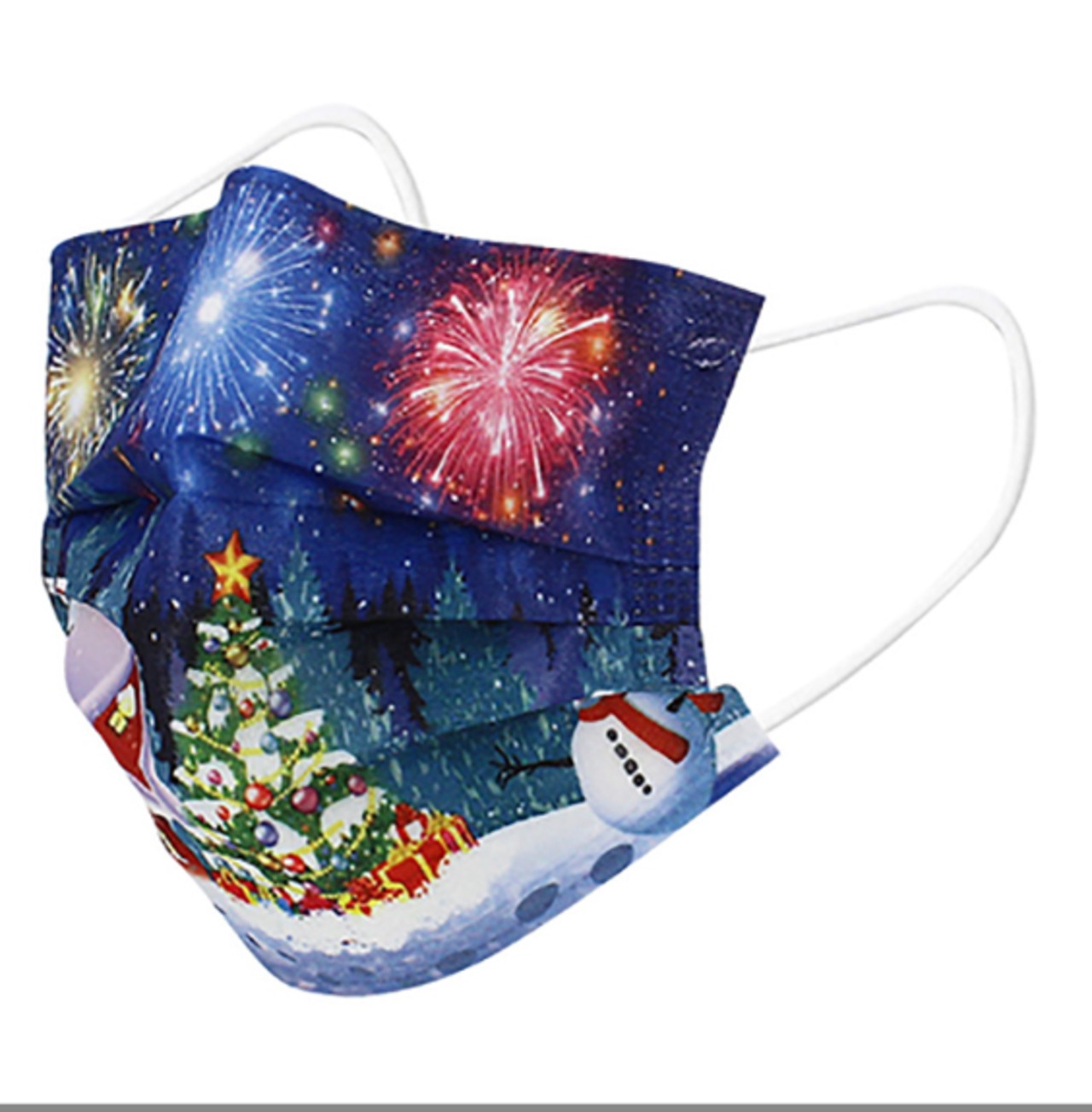 Amazon.co.jp: クリスマス マスク 不織布 10枚入り マスク 使い捨てマスク 柄豊富 可愛い 漫画 マスク サンタクロース 柄マスク使い捨て 大人用サイズ 三層構造 超快適マスク mask 大人用 小顔マスク 高密度フィルター素材 ハロウィン クリスマス 仮装9: