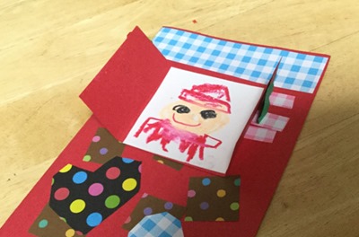 12月製作・クリスマス製作サンタ&トナカイのクリスマスブーツ元幼稚園教諭たここの「ほいくの本棚」