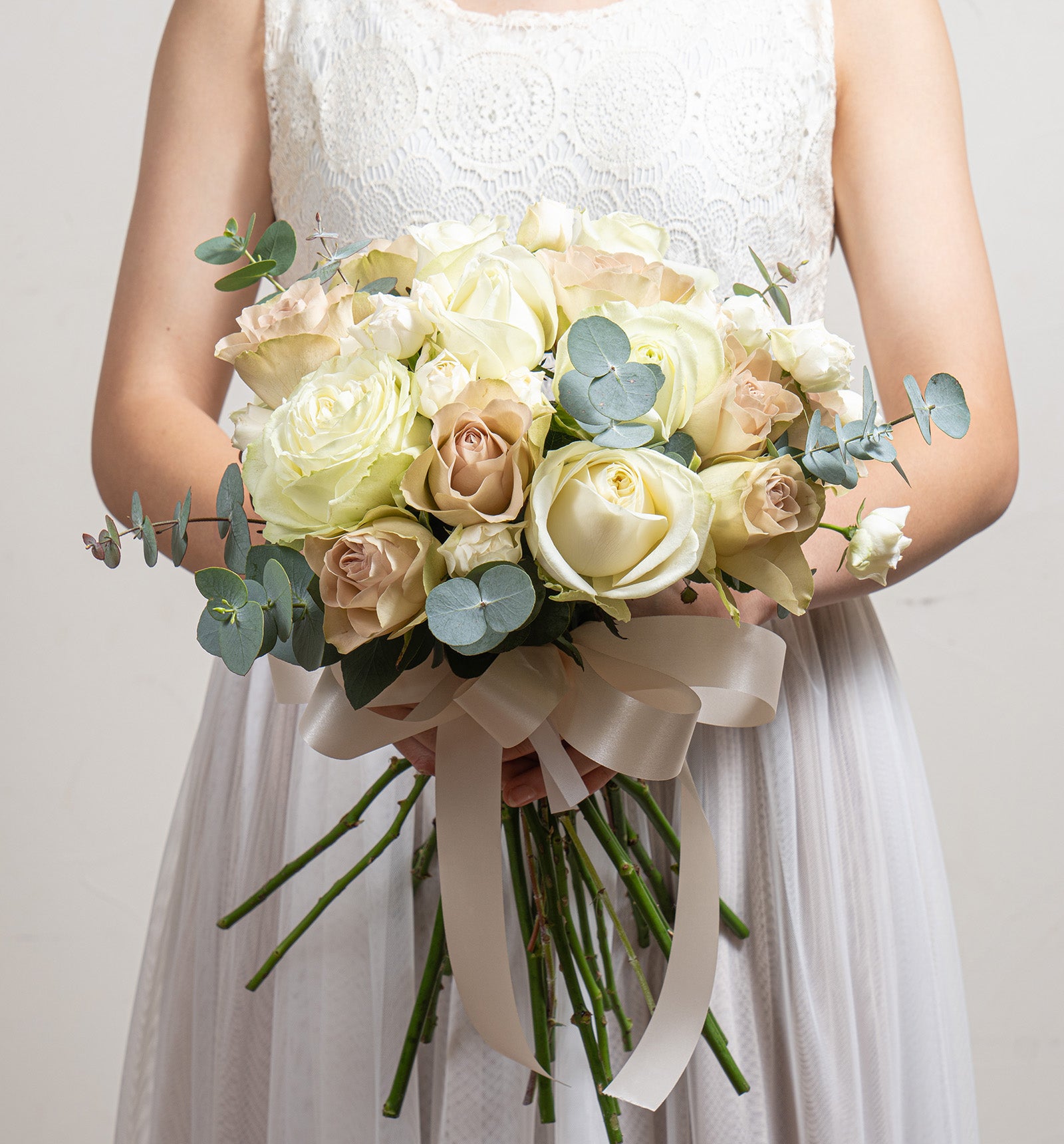 クリスマスカラーのウェディングブーケブレーメンウェディング