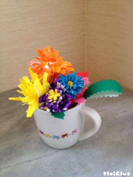 卒園プレゼントに手作りの花束を渡そう♪折り紙で簡単な作り方かんたん工作・折り紙☆選り好み