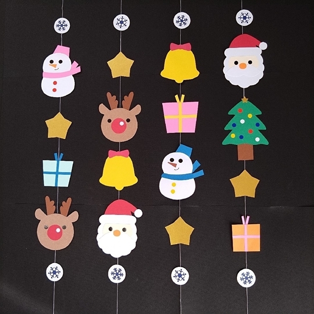 クリスマス 壁面飾り 吊るし飾り ガーランド 11月12月の通販 by リバティ's shopラクマ