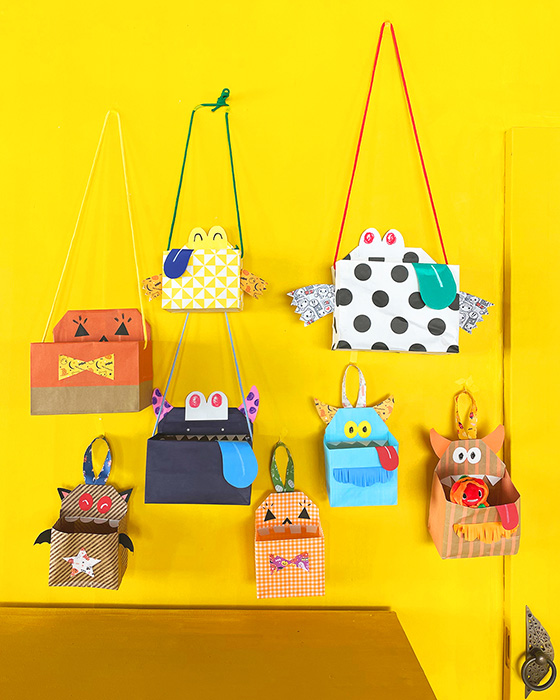 牛乳パックと折り紙で作るハロウィンバッグ♪お菓子を入れたり飾れるよハンドメイドの作り方・アイデア暮らしニスタ