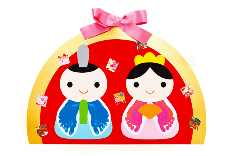 満席 プロカメラマン撮影＆雛祭り足形アート l静岡県西部 手形アート＆アルバムカフェ「家族のあしあと」