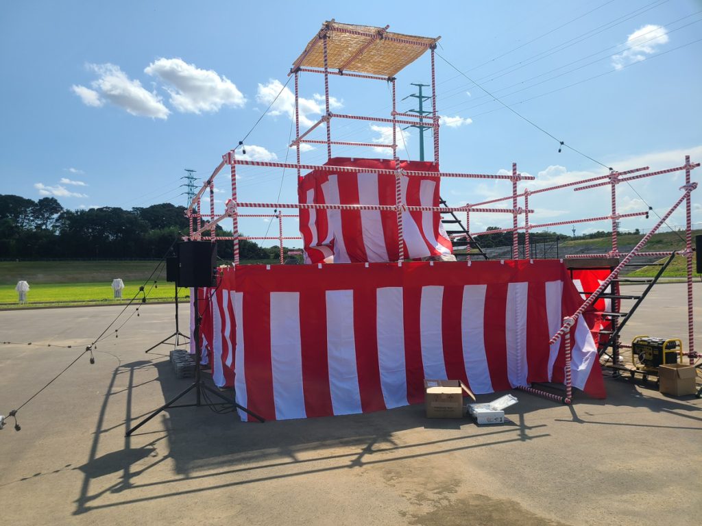 夏祭り、盆踊りの中心！仙台での櫓 やぐら の設営ならトップスプランへ！ - トップスプラン