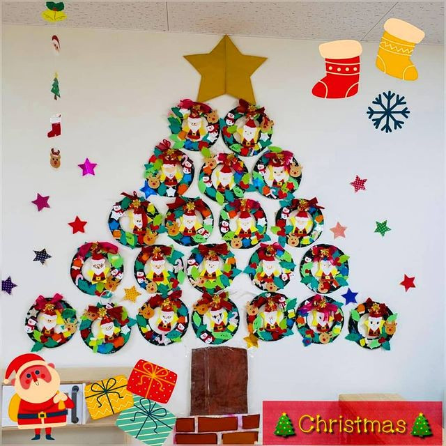 12月 クリスマス高齢者 デイサービス・老人ホーム 工作 紙コップとトイレットペーパーの芯を使って『クリスマスツリー』新レクネタ