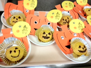 西嶺保育園-給食室より: ハッピーハロウィン！！♡♡