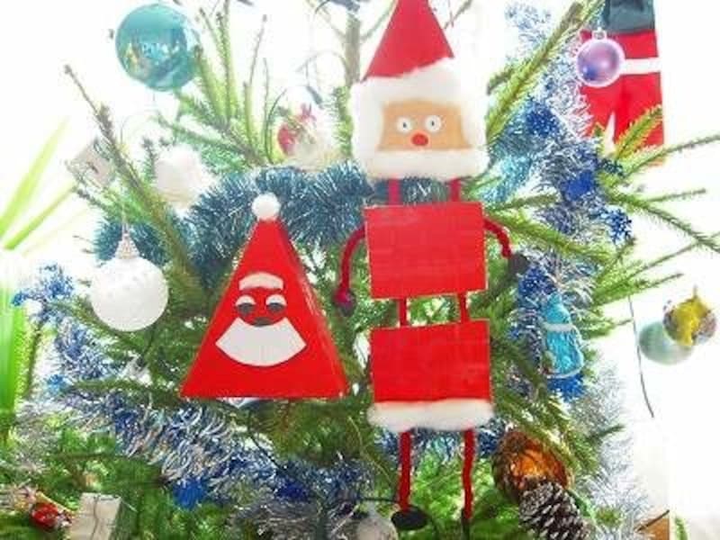 クリスマスのサンタクロース工作☆いろんなサンタさんを親子で手作りして楽しみましょう