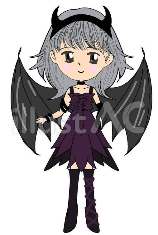 ハロウィンの可愛い悪魔のキャラクターのイラスト素材107360190- PIXTA