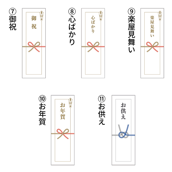 包装・のしについて浜屋オンラインストア
