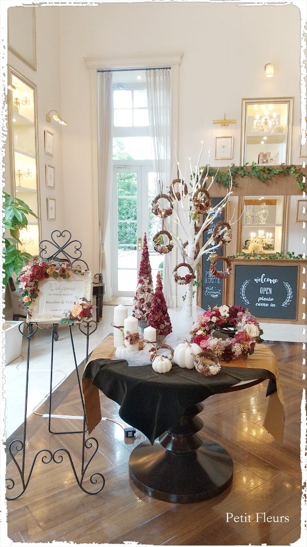 ウェルカムボード受付サイン ウエディングスペース豪華結婚式 完璧な状態で結婚式ゲストをおもてなし！ タペストリー付 受付スペース完璧セットをリリース株式会社エーキューブのプレスリリース