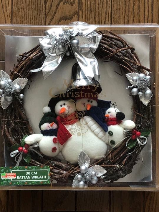 ダイヤモンドアートキット 吊り下げ クリスマス 雪だるま リース083a - メルカリ