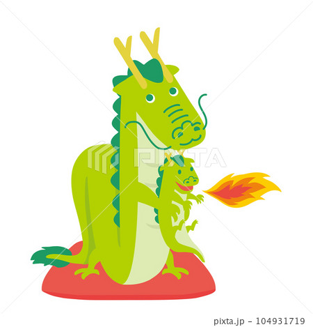 辰年 たつ の鏡餅のイラスト園だより、おたよりで使えるかわいいイラストの無料素材集 イラストだより