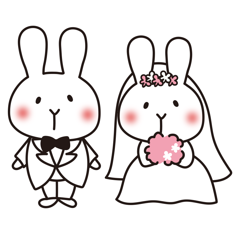 無料イラスト和装の結婚式パブリックドメインQ：著作権フリー画像素材集