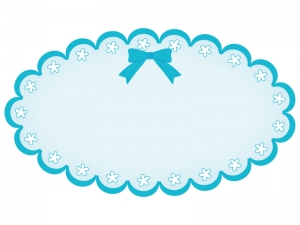 誕生日のお祝いフレーム素材シンプル飾り枠イラスト無料イラスト素材素材ラボ