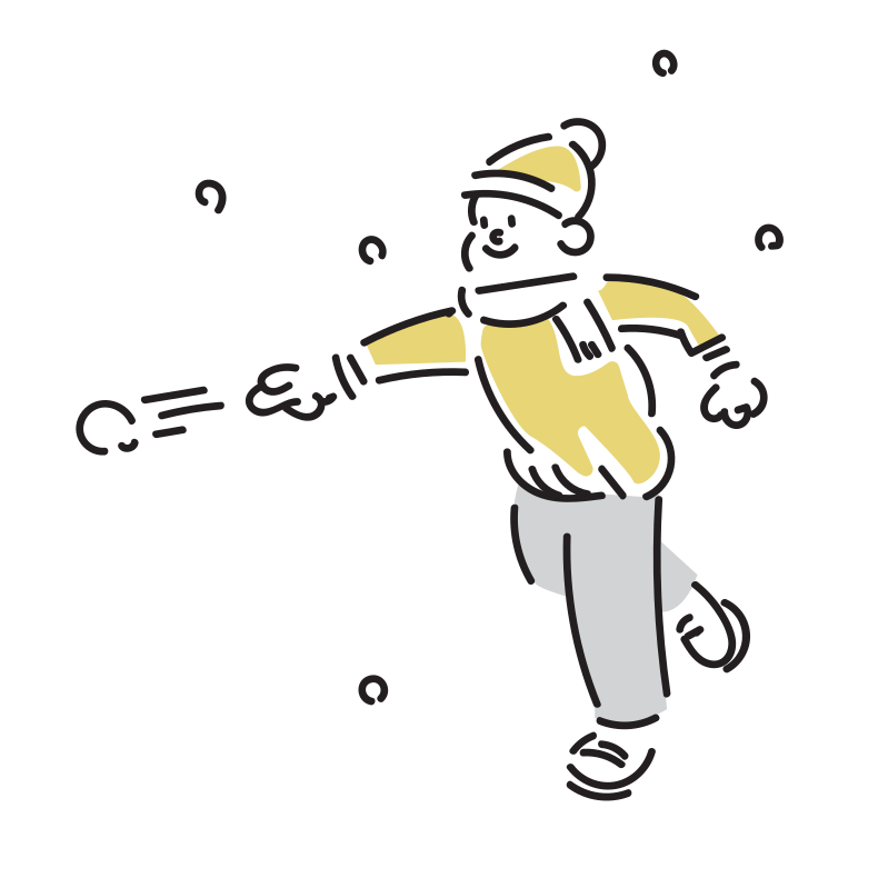 冬休みの無料イラストフリーイラスト素材集 ジャパクリップ