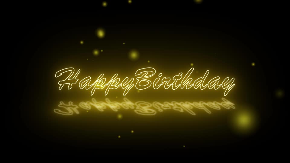 誕生日サプライズムービー 素材TikTok