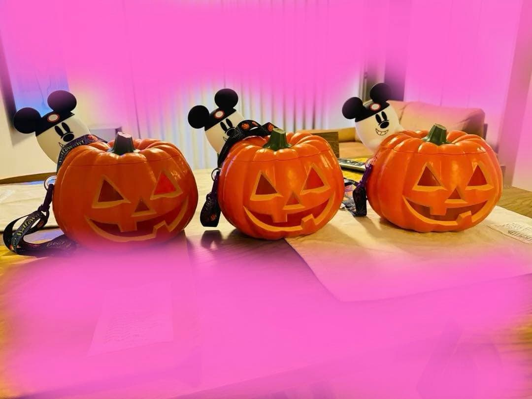 新品未使用☆海外ディズニー ポップコーンバケット ハロウィン ミッキー 海外限定