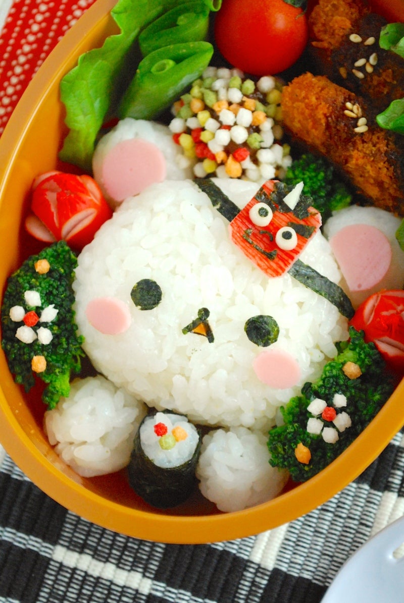 節分の日のキャラ弁はこれに決まり！かわいい鬼の作り方アイデア6選おうちごはん